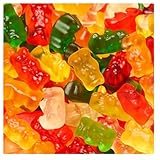 Sugar Free Assorted Flavour Sweets – Mixed Fruit, Mint & Candy Variety – No Added Sugar – Perfect for Diabetics, Keto, Parties (500g, Sugar Free Jelly Fruit Bears)