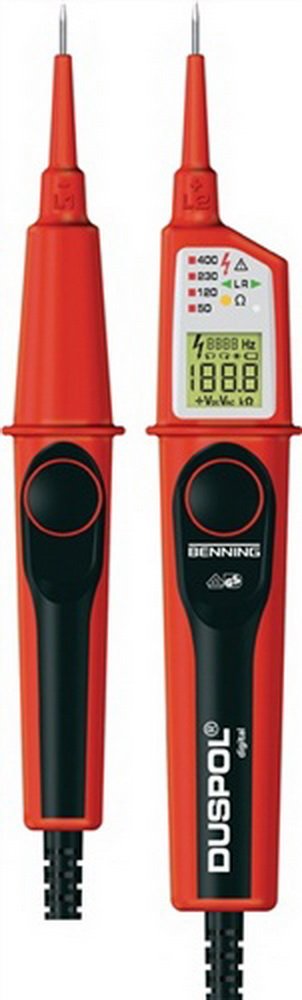 BENNING Comprobador de voltaje 1-1000 V CA/1-1200 V DC Digital DUSPOL CAT IV 600V/CAT III 1000V