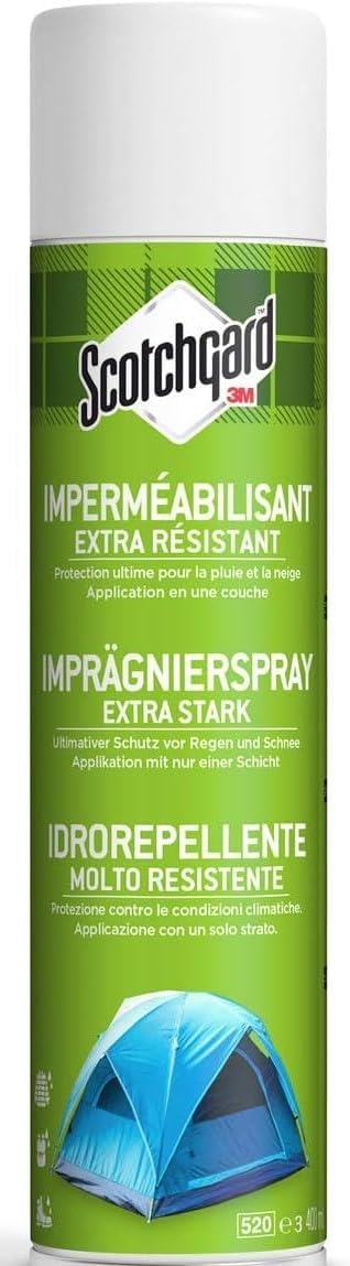 Scotchgard Spray Imperméabilisant Extra Résistant, 12 x 400ml - Idéal pour Proteger les Tentes, Sacs à dos, Vêtements d'extérieur, Équipements Sportifs