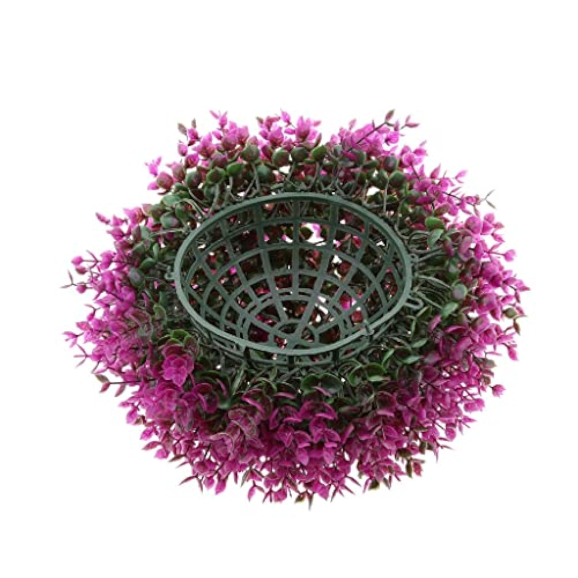 3Pcs Artificial Topiary Ball Decorative Garden Home Decor, Purple