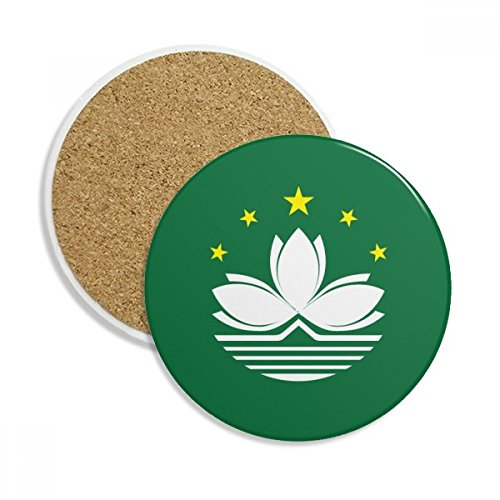 Chine Macao Drapeau Coaster Céramique Absorbant pour Tasse et Verre - 2