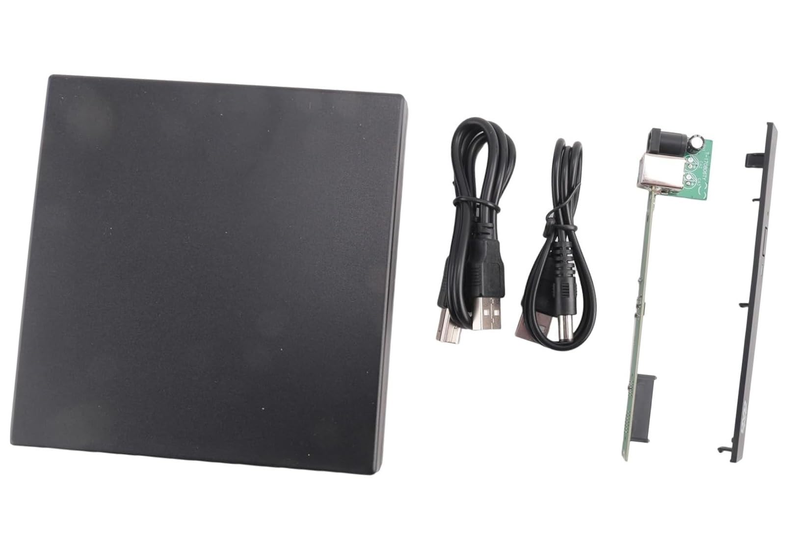 Black, 500244044,12.7mm External DVD Enclosure USB 2.0 External DVD/CD-ROM Case for Laptop Desktop PC Optical Disk Drive SATA to SATA,-image-32