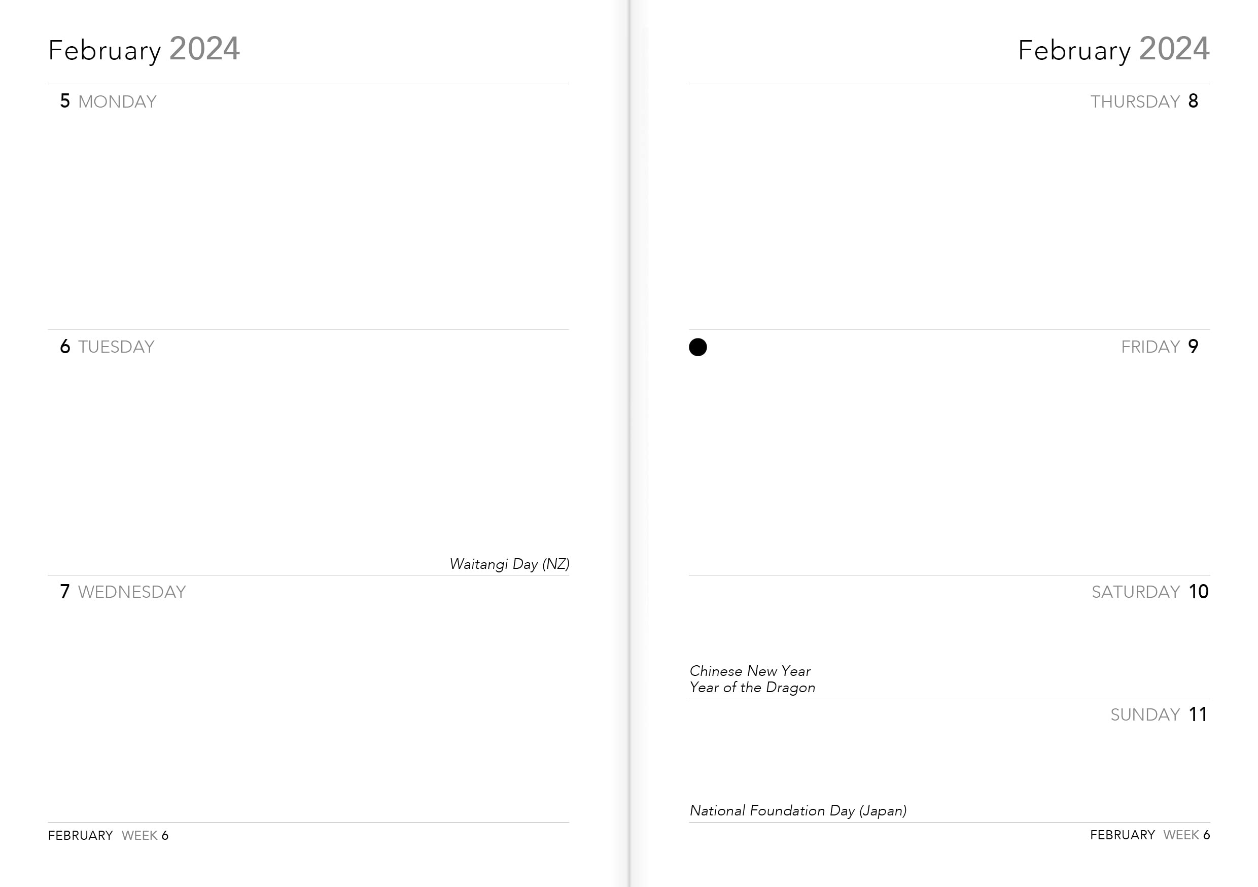 Bodleian Libraries – Bücherregal – Taschenkalender 2024: Original Flame Tree Publishing-Pocket Diary [Taschenkalender]