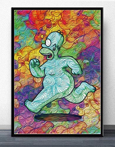 YYLPLLE シンプソンズアニメパズル木製1000ピース大人のためのパズルを組み立てるティーンエイジャーメモリアルギフトゲームおもちゃ50X75Cm