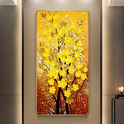 Peinture abstraite arbre pour illuminer un mur sombre