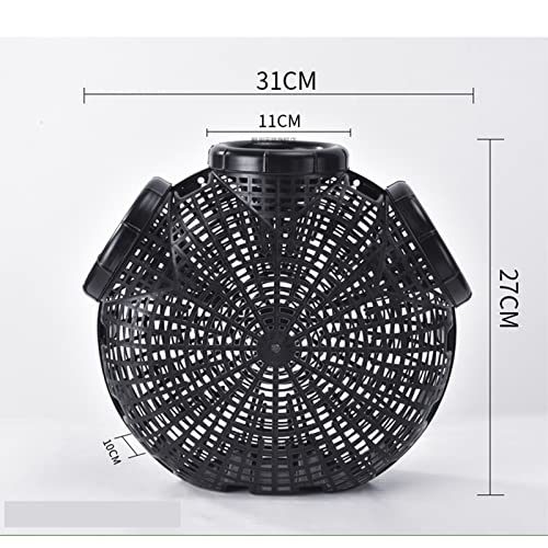 Eel Trap, Crayfish Trap, Crayfish Traps For Lakes, Minnow Trap Plastic, Durable Plastic Container Supplies Black Fish Net (Black) #TOP5