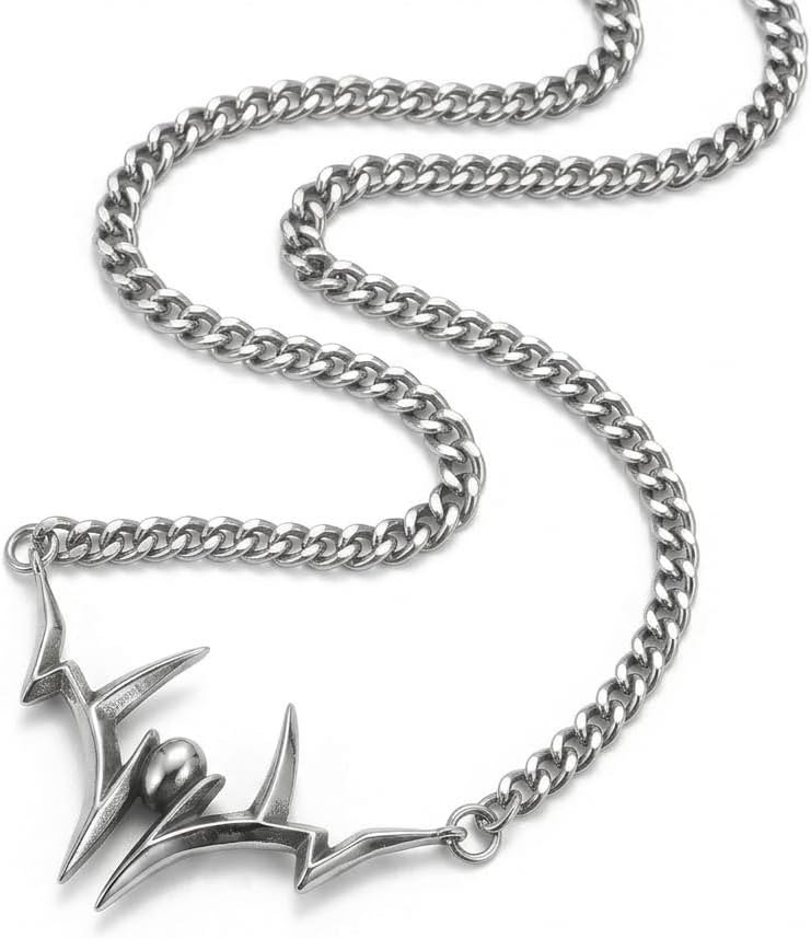 Abstract Thorn Pendant Necklace for Men