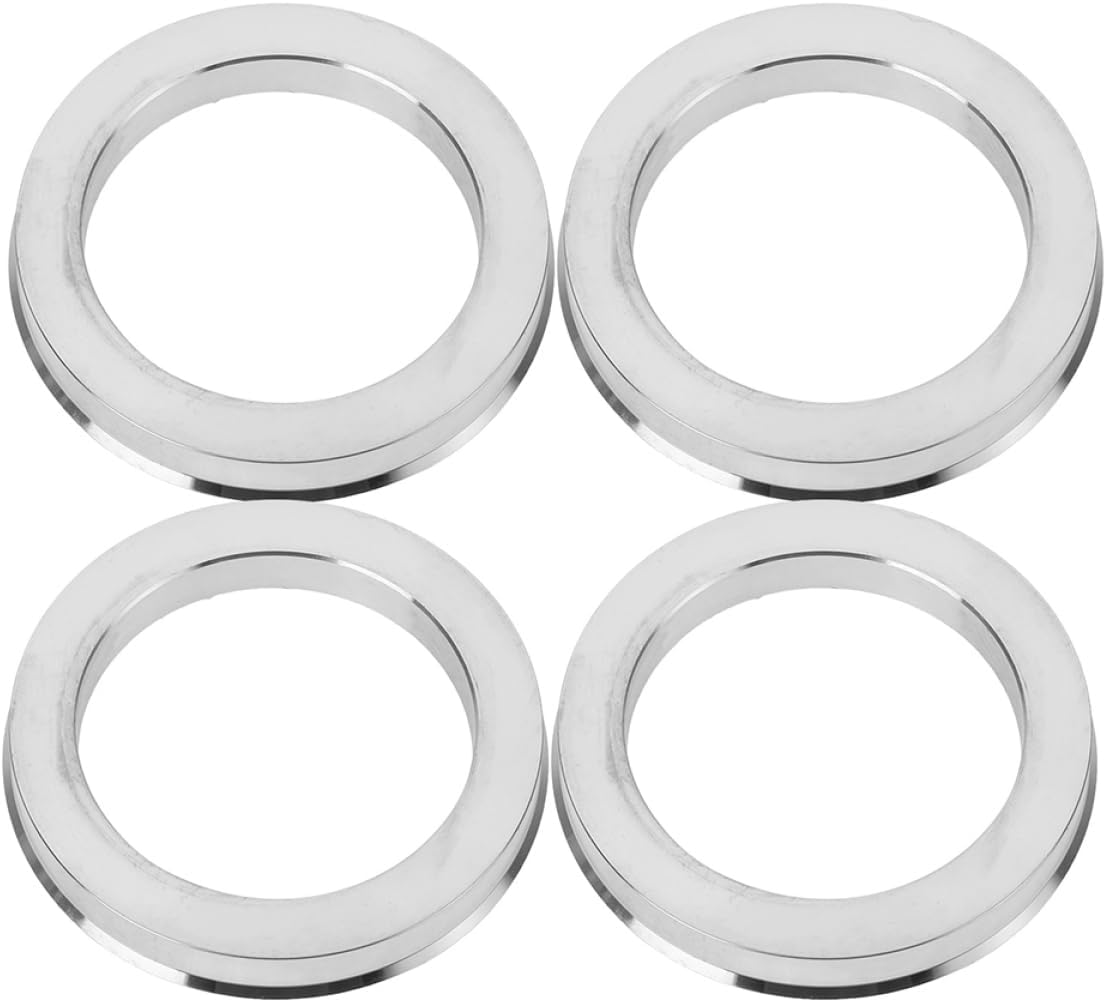 Gatuida 4pcs Hub Centric Rings to Fitment Adapters for Off-Road Wheels Durable Alloy Construction Enhanced Wheel Protection
