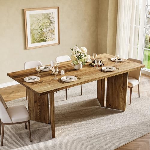 Little Tree Solid Wood Dining Table for 4-6, ...