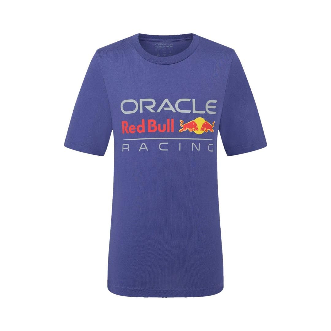 Castore Red Bull Racing F1 dziecięca koszulka z dużym logo z przodu, NIEBIESKI, M