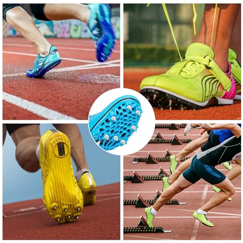 YUNVI 1/4 Inch Track Spikes, 220pcs Stainless Steel Pyramid Shoe Spikes with Spike Wrench for Track and Cross Country,Replacement Spikes for Sprint Sports Short Running Shoes - Thumbnail 6