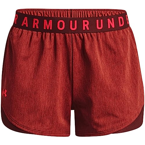 Under Armour Women's Play Up Twist 3.0 Shorts, 690 Chestnut Red, M UK