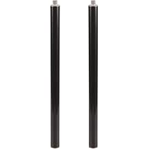 Carbon Fiber Extension Pole Rod, 11.81" 30cm Length Telescopic Rod with 5/8-11 Threads for GPS RTK Surveying, GNSS & Robotics Antenna Tripod2 PCS