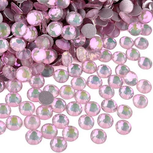 Image of Flatback Rhinestones Crafts 6.5mm SS30 Pinkish Crystal 288pcs