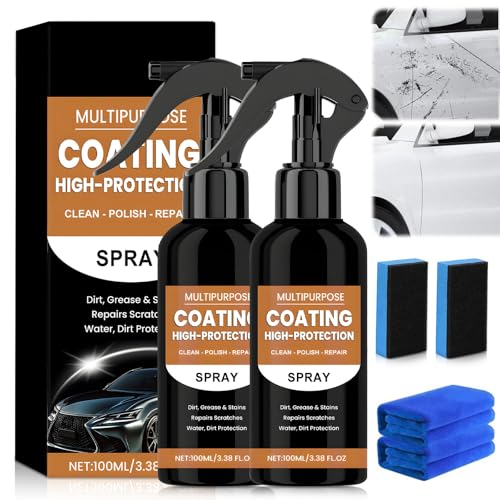2 Stück Turbo Shine Nexa, Kratzer Entferner Auto, Autopolitur Kratzer Entfernen, 3-in-1 Auto Politur Set, Nexa Turbo Shine Autopflege für Alle Fahrzeuge(100ml *2)