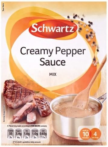 3 x Schwartz Creamy Pepper Sauce Mix (1oz / 25g each)