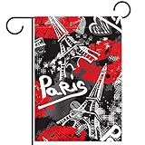 Decoración al aire libre: dé la bienvenida a los invitados a su hogar con esta exclusiva bandera de jardín, perfecta para cualquier cubierta, terraza, porche o balcón, y haga una decoración encantadora para el patio trasero, el césped o el jardín, cree un buen ambiente festivo