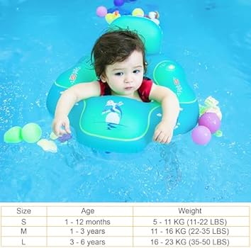 Zonnescherm Baby Zwemring Opblaasbare Baby Zwembad Float Met Upf 50 Uv Zonbescherming Dubbele Airbags Opblaasbare Babys