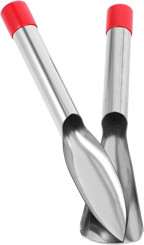 2pcs Stainless Steel Garden Trowel Ergonomic Hand Tools for Digging and Planting Plants Lightweight and Portable Gardening Shovels for Easy Use