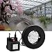 Popsport Mist Maker Fogger 12 Head Ultrasonic Mist Humidifier 110V Mist Maker Fogger Humidifier with Transformer for Gardening and Pond Use (12 Head Mist Maker)