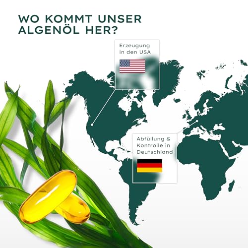 Algenöl-Kapseln von Nature Basics mit veganem Omega 3
