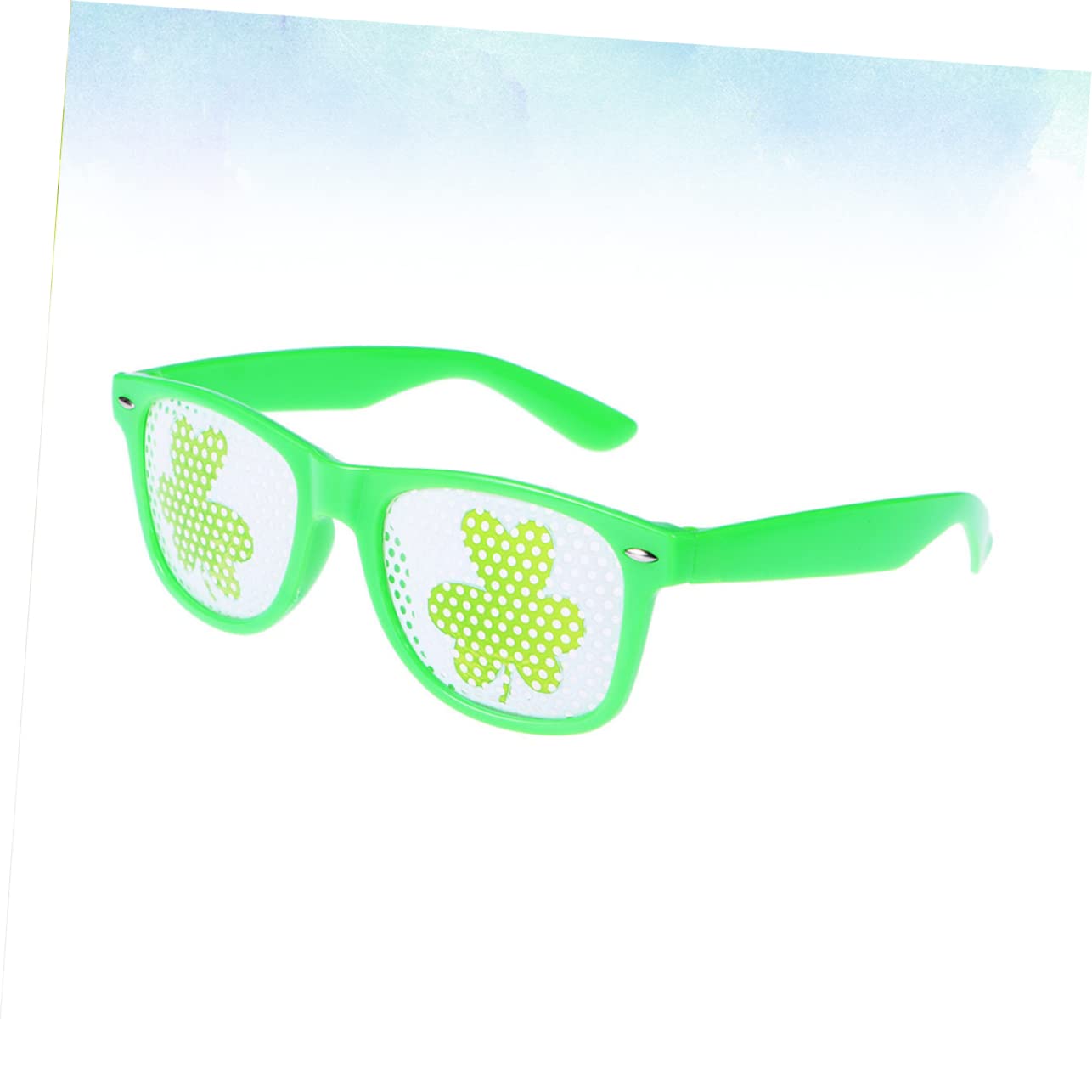Śmieszne okulary przeciwsłoneczne, 9 szt. Okulary z flagą Irlandii Zabawne okulary na imprezę Zabawny kostium Okulary Fancy Dress Party Shamrock Okulary Irlandzki kostium imprezowy