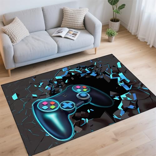 Tapete gamer 91x152 cm antideslizante para habitación miniatura 3