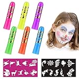 pintura neon para el cuerpo cali ✨ Seguridad ~ Este kit de pintura facial corporal de color neón es seguro e hipoalergénico, agradable para la piel y no causa picazón ni irritación en la piel. Dado que la piel de cada persona es diferente, se recomienda realizar una prueba cutánea antes de aplicar cualquier kit de pintura corporal, que es más seguro.