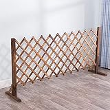 Zaunholz, freistehende Gitterplatten for draußen, Zaunplatte for Dekoration, erweiterbarer Instant-Zaun (Size : 110x160cm)