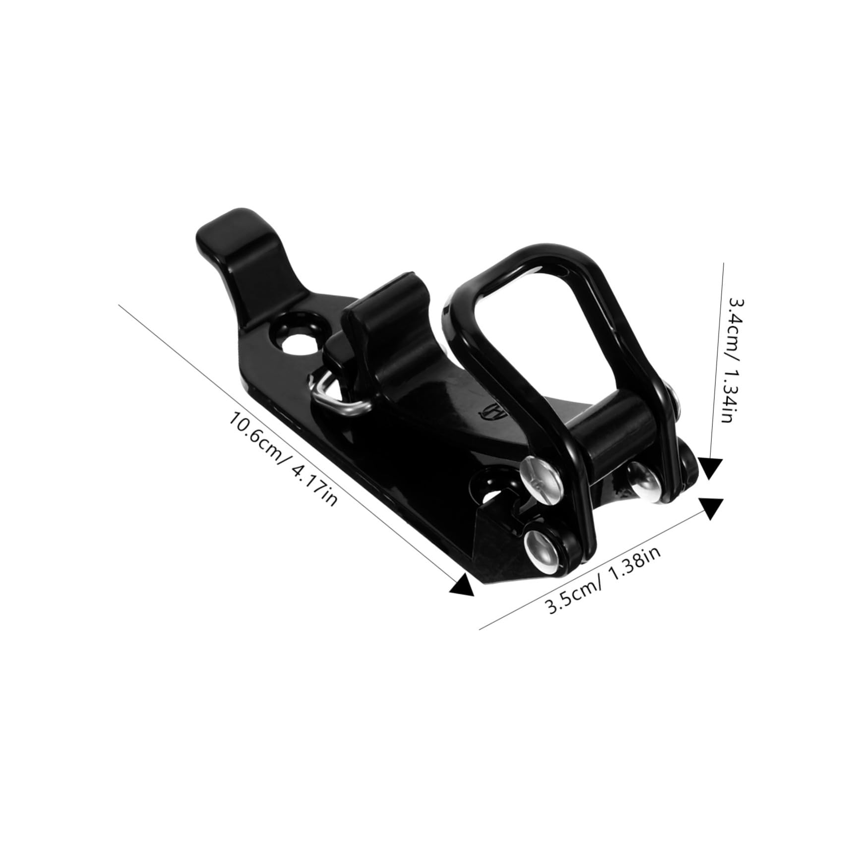 Unomor 2pcs Car Shovel Rack Mount Clamp for Roof Rack Metal Holder for Secure Tool Storage Car Accessories for Convenient Installation and Stability