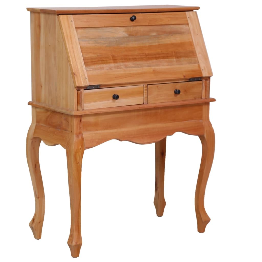 vidaXL Sekretarzyk, 78x42x103 cm, lite drewno mahoniowe