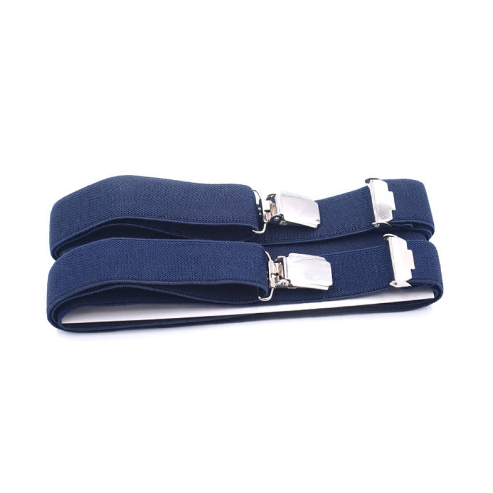Bretelle uomo, bretelle uomo, Bretelle 4Clips Bretelle Fermagli Ambientali Bretelle Elastiche for Ragazze 2.5 * 120Cm Accessori
