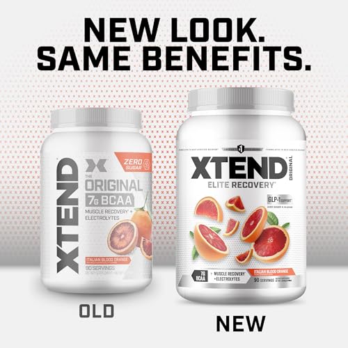 Image of Xtend Original BCAA Powder 7g BCAA and 2.5g L-Glutamine, Sugar Free Post Workout Muscle Recovery Drink with Amino Acids for Men & Women, 90 Servings