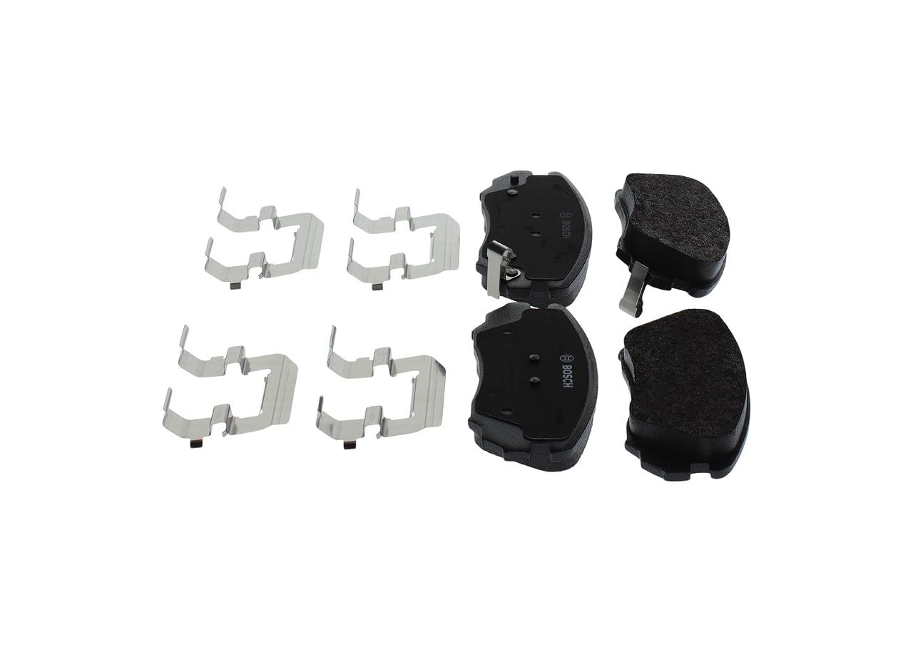 BOSCH Kit pastiglie freni Anteriore con segnalatore acustico usura con molla | Low-Metallic 0 986 494 632 Compatibilità con OPEL INSIGNIA INSIGNIA Station wagon INSIGNIA Tre volumi, CHEVROLET, SAAB
