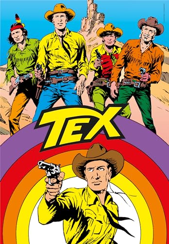 Clementoni, Tex Puzzle-Tex-1000 Pieces, Comic Puzzle, Author Illustrations, Vertical, Fun for Adults Made in Italy - Image 2