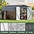 HOGYME 8 x 12 FT Outdoor Storage Shed, Large Metal Tool Sheds with Updated Frame Structure and Lockable Doors, Garden Shed for Backyard Garden Patio Lawn, Grey