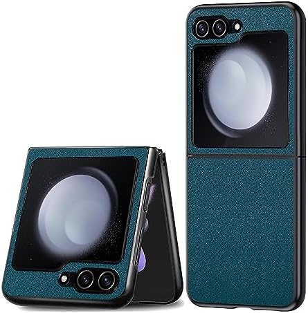 Puxssul for Samsung Galaxy Z Flip 5 Case, soft TPU artificial leather case,Extremely Light Ultra-Light Camera Protection leather Cover Case for Samsung Galaxy Z Flip 5(2023) (Yellow)