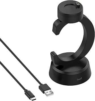 Compatible with Garmin Vivoactive 6 USB Charger Stand, LOKEKE Replacement USB C Charger Charging Dock Stand Compatible with Garmin Vivoactive 6/5/4, Fenix 8 Pro Amoled 47mm/51mm