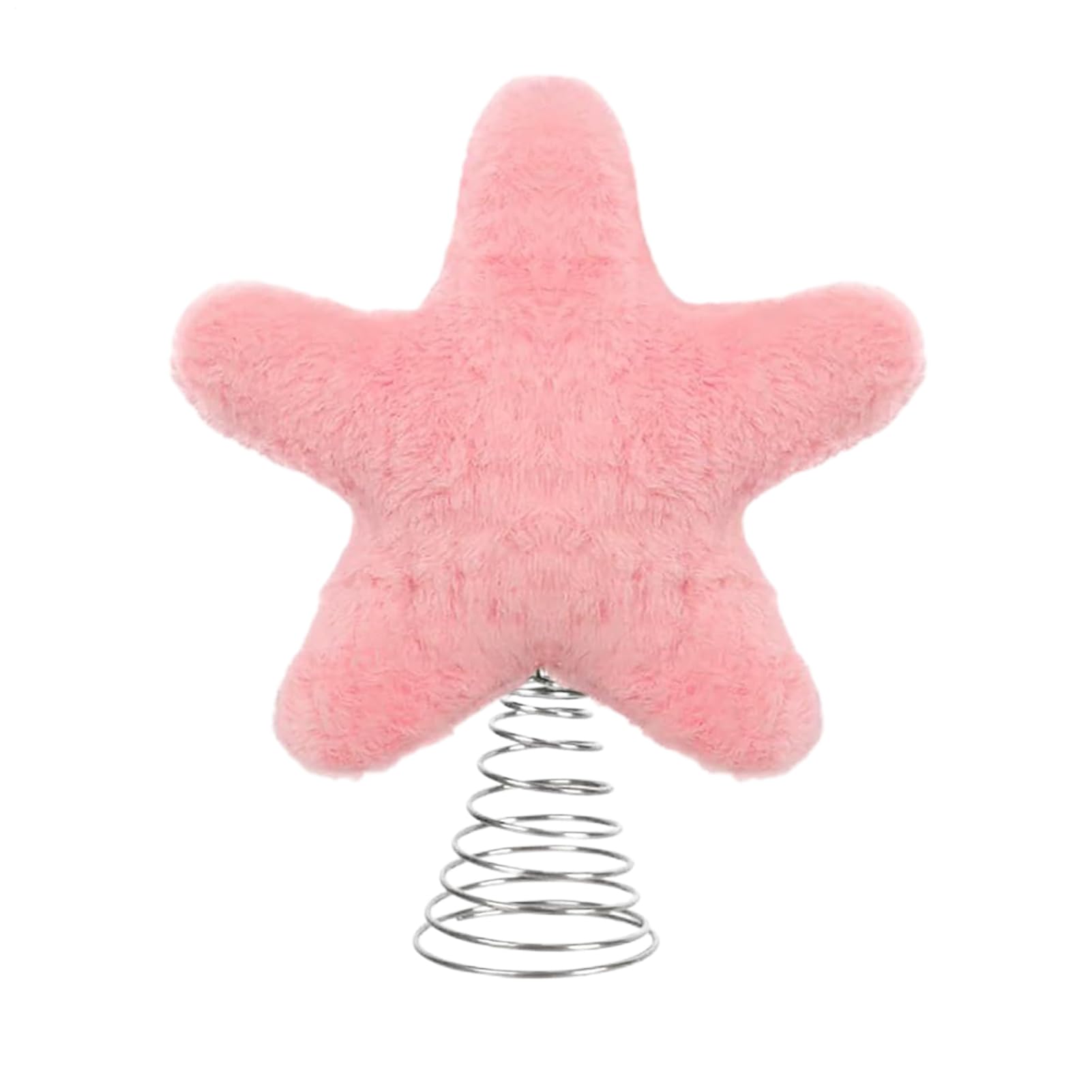 Étoile de sapin de Noël en peluche pour décoration de fête et table