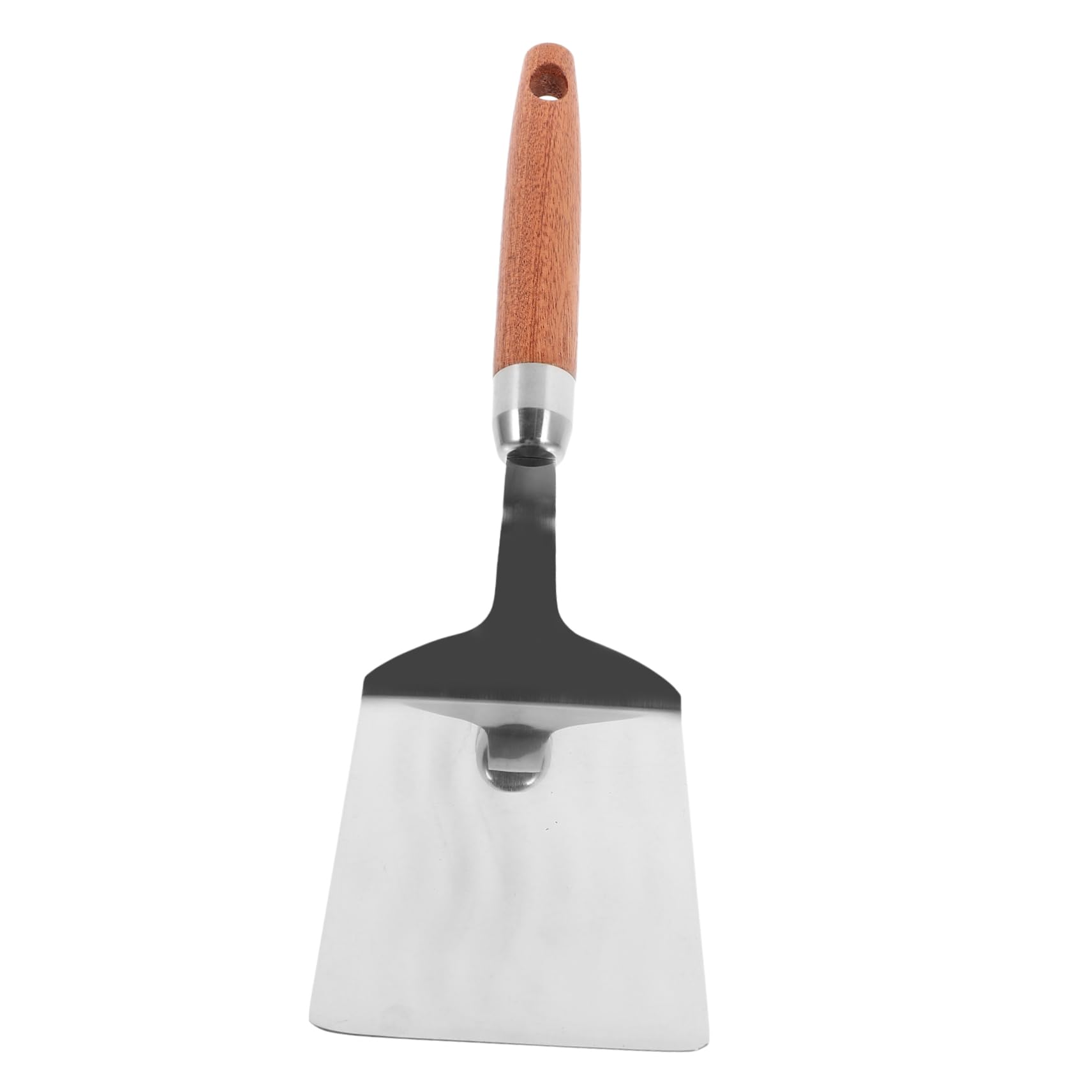 ABOOFAN 4 Stück Kochspatel stainless steel ausstecher rentier Werkzeug Pizza schälen Pfannenwender für die Küche Bratspatel Steak Fingerkuchenschaufel wok Metall hölzern