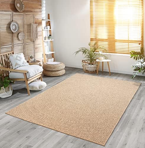 Tapis Coureur En Jute Naturel Modern Living, Motif Dragon, Rectangle, 21e Siècle, Neuf Avec étiquettes