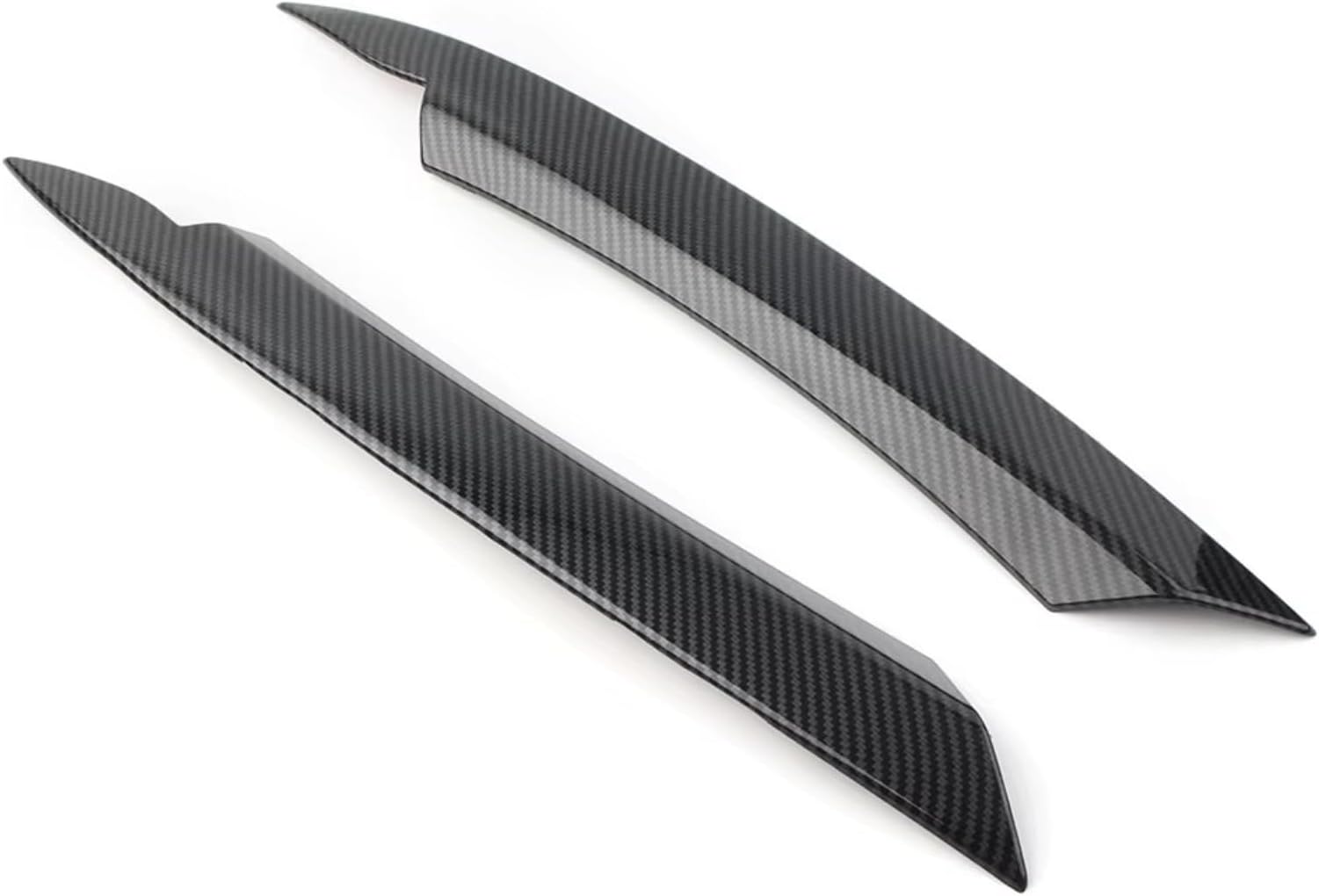 For VW Passat B7 2010 2011 2012 2013 2014 Carbon fiber Styling Car Headlight Eyebrows Lamp Cover Eyelid Cover Trim with Sticker