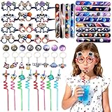 BACH AND BOUJEE cadeau fête spatiale anniversaire enfant boîte fusée porte clés collier tatouage galaxie astronaute goodies invité garçon