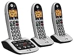 BT 4600 Trio Big Button Digital Cordless Answerphone with Advanced Call Blocking (Renewed)
