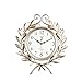 Produktbild CXZS Wanduhr Europäische Stil Uhr Uhr Wand Stumm Wohnzimmer Schlafzimmer Hause Nordic kreative Moderne minimalistische atmosphärische Quarzuhr (Farbe : Gold, größe : Small)