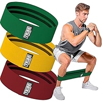 RIGID FITNESS Anti-Slip Hip Bands For Woen And En, Exercise Bands For