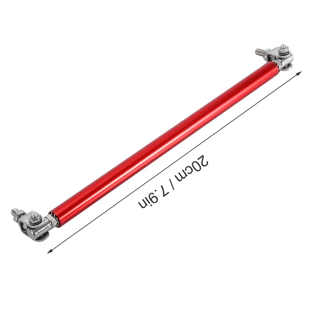 Barra de soporte de parachoques, 2PCS 7.9inch Coche parachoques delantero Barra de soporte de barra de soporte Barra de soporte Modificación de coche(rojo)