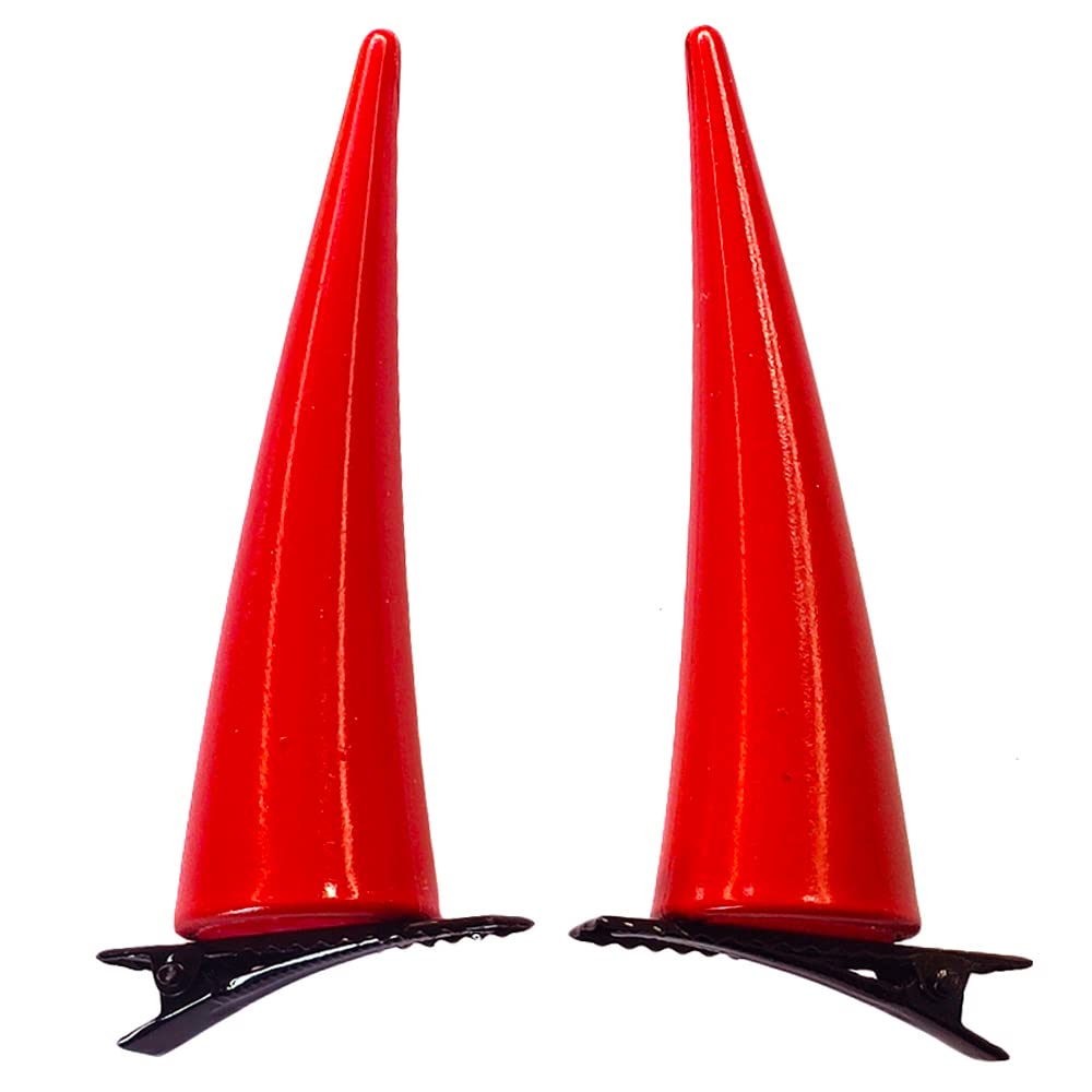 HANDMADE Wooden Horns Hair Clip Cosplay Halloween Accessories ?CRAFTS? How To Make Halloween Devil Horn Hair Clips  main image 3