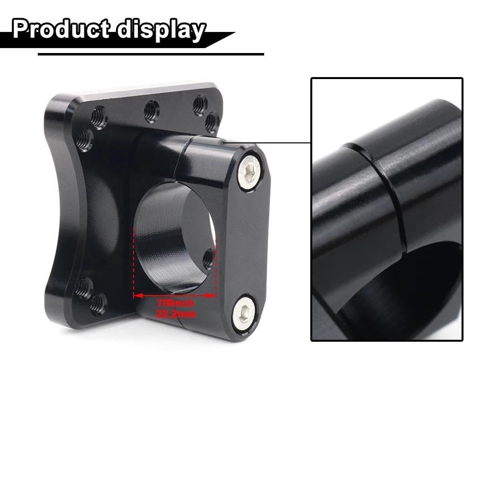 Placa Navegación GPS Móvil Soporte Universal para Manillar 22 Mm Soporte para Navegación GPS