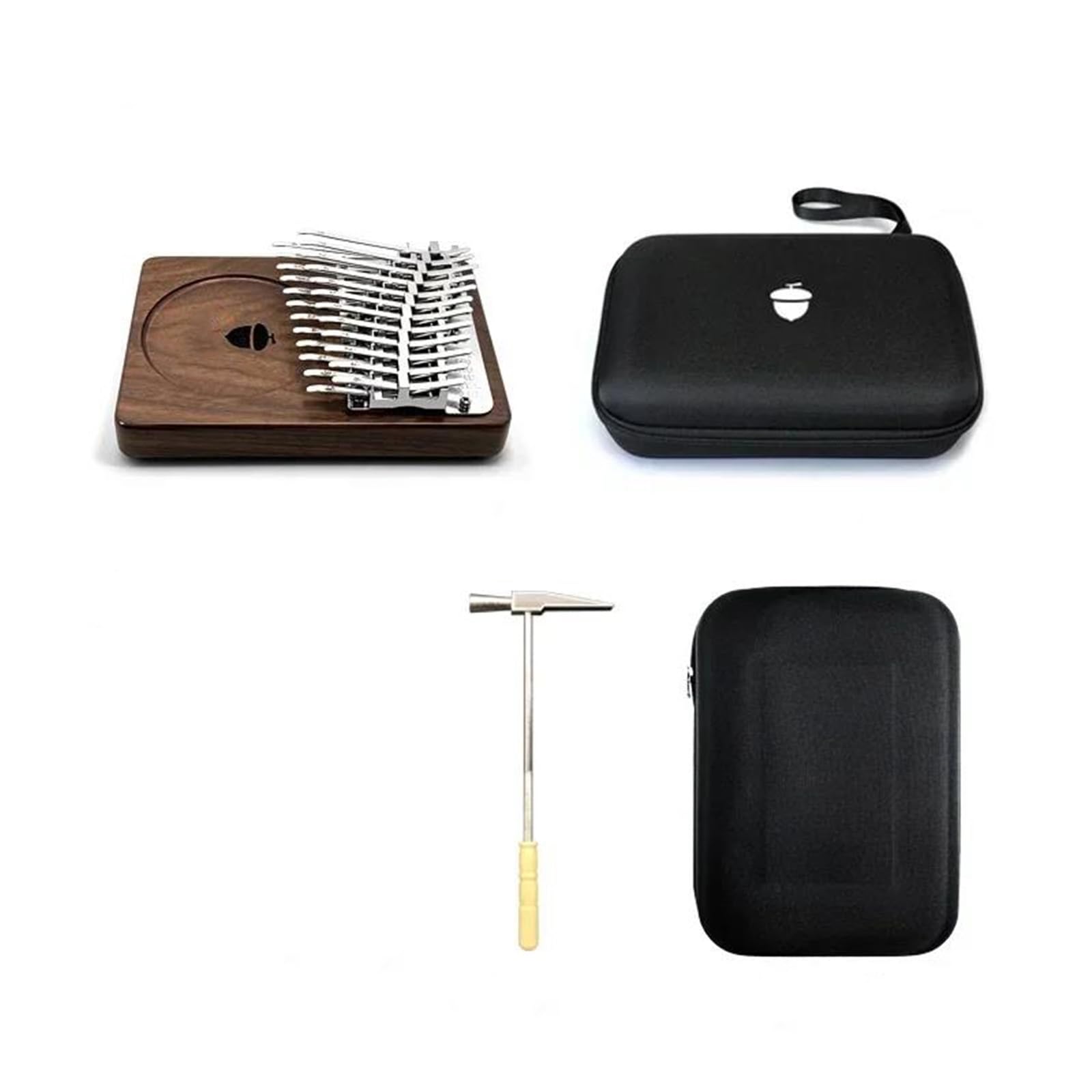 Set Di Strumenti Musicali Kalimba Strumento Portatile A Tastiera Kalimba Cromatico Da 24/34 O 41 Tasti Di Do Maggiore(24 Keys)